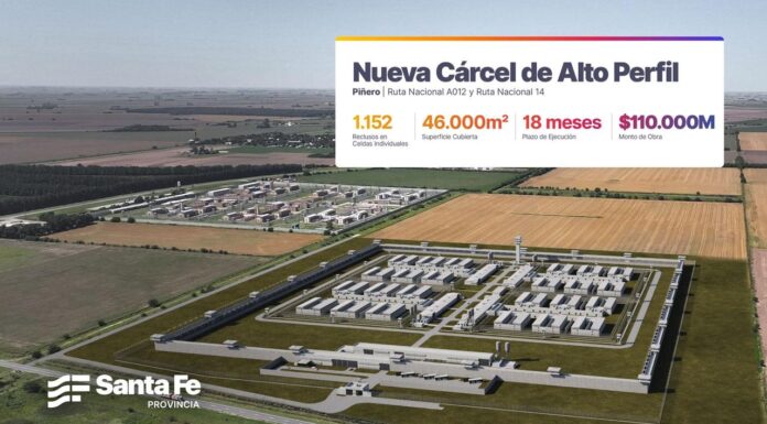 Santa Fe | Primera Cárcel de Alto Perfil en Piñero: cómo es la obra provincial que marcará un hito en la historia carcelaria de Argentina