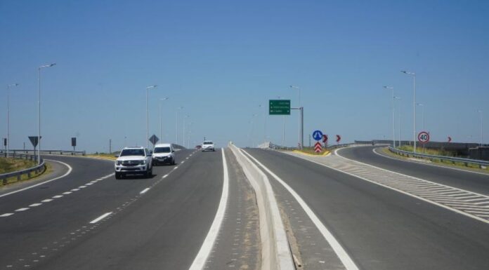 En pleno desarrollo de la obra, la Circunvalación de Río Cuarto sumó su primer tramo habilitado y Llaryora lo definió como «histórica»