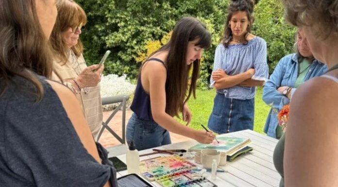 ANSL » La artista Guadalupe Infiesta abre en Merlo nuevos cupos para su taller de dibujo y pintura