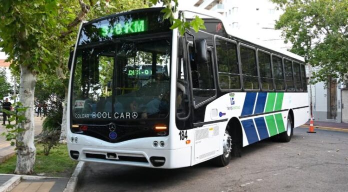 ANSL » La Municipalidad incorporó cinco colectivos nuevos al servicio de transporte urbano