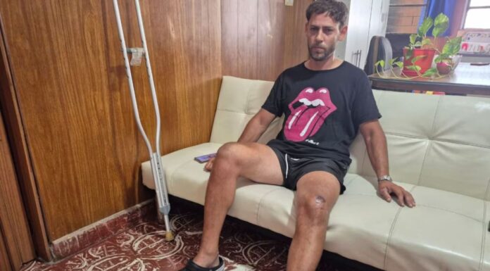 Un conductor que huía de un control atropelló a un repartidor en Nueva Córdoba: quedó herido y no puede trabajar